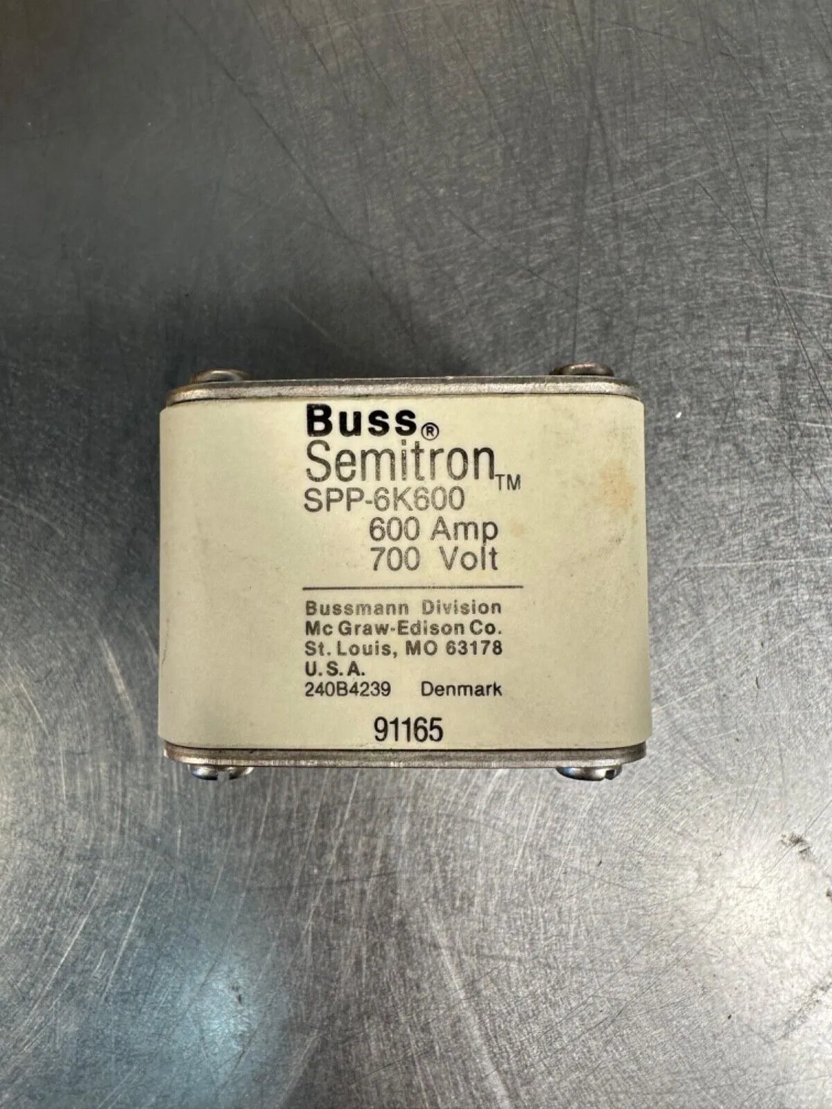 Buss Semitron SPP-6K600 Fuse, 600AMP 700V (4B-17)