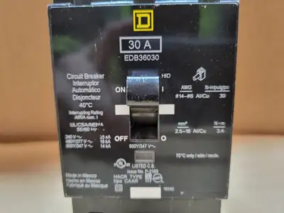 USED SQUARE D EDB36030