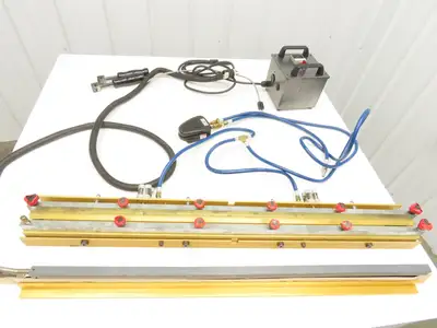 Belt Splice Hot Heat Press Melt Splicing 36" Hot Bar 40" Pneumatic Jig 120VAC
