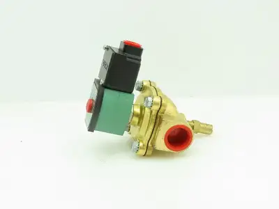 Asco JKH8210G054MO Red Hat Pneumatic Brass Solenoid Valve 1"NPT 150PSI 120V Coil