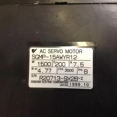 USED YASKAWA SGMP-15AWYR12