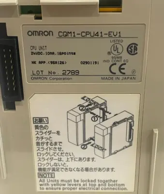 NEW OMRON CQM1-CPU41-EV1 CPU MODULE 24VDC 10MA 16POINT CQM1CPU41EV1