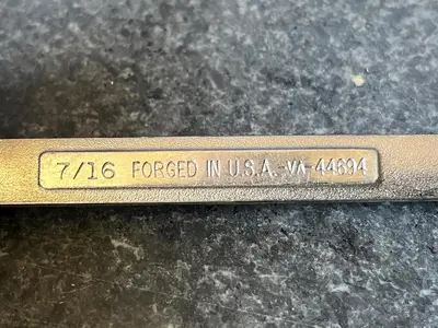 Craftsman 7/16in. Combination Wrench VA 44694 Made in USA,  6" long 12 Point