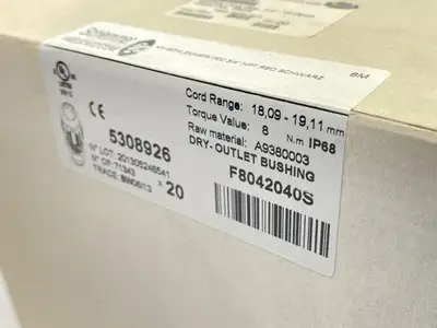 New | in-Stock Altech Corp Polyamide Liquid-Tight Cable Gland 3/4" NPT PKG OF 20 Electrical Fittings Michigan US | Maverick Industrial Sales #1390888