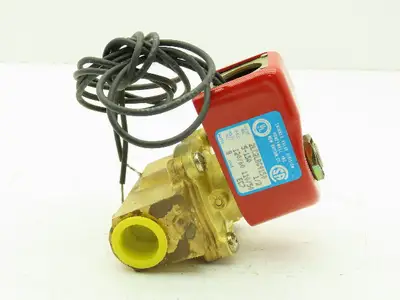 Honeywell Skinner 2LC2LBG4150 Brass Solenoid Valve 1/2"NPT 2-Way 120V NC 150 PSI