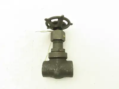 Henry Vogt Mach 9871T Globe Valve 1/4 NPT 5000PSI Forged Steel Rising Stem