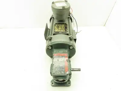 MR96101 Tigear 133 Speed Reducer Gearbox 10:1 R 5/8" LH 3Ph 460V 1/2Hp Motor Haz