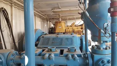 USED EMSCO F-650 TRIPLEX MUD PUMP