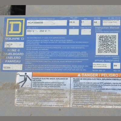 USED SQUARE D HCP36866M