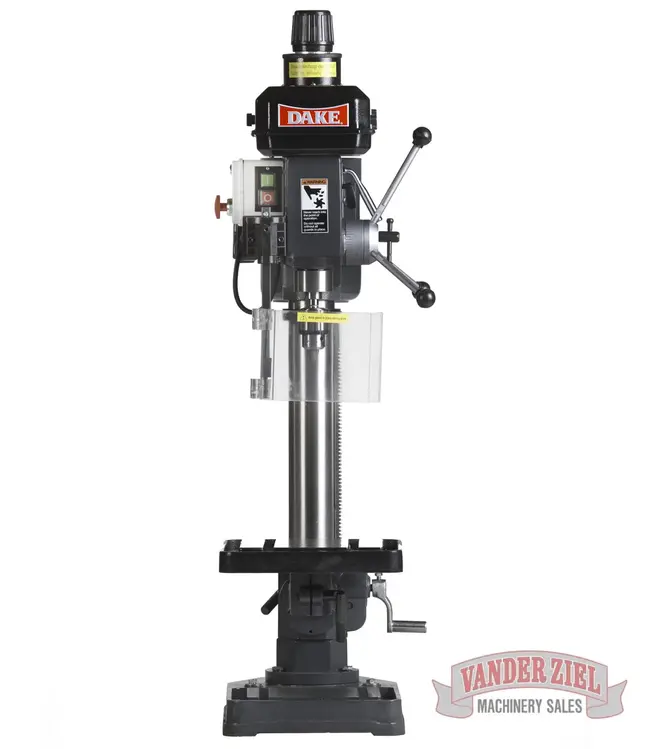 New | in-Stock DAKE TB-16V Heavy Duty & Sensitive Single Spindle Drills Michigan US | Vander Ziel Machinery Sales #480098