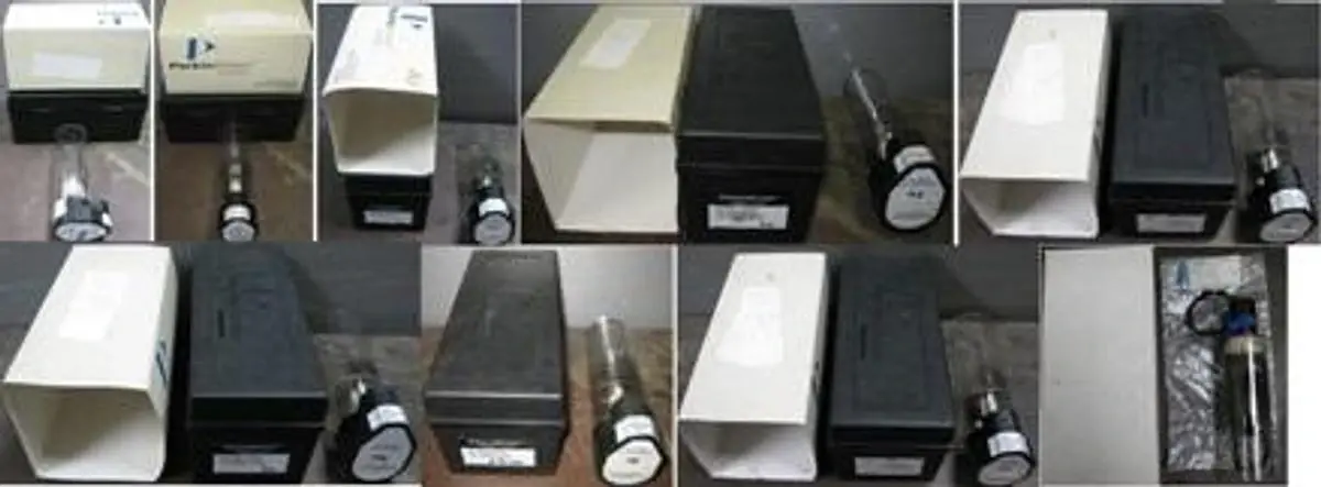 QTY. 8. PERKIN ELMER LUMINA LAMPS CONSISTING OF: 1...