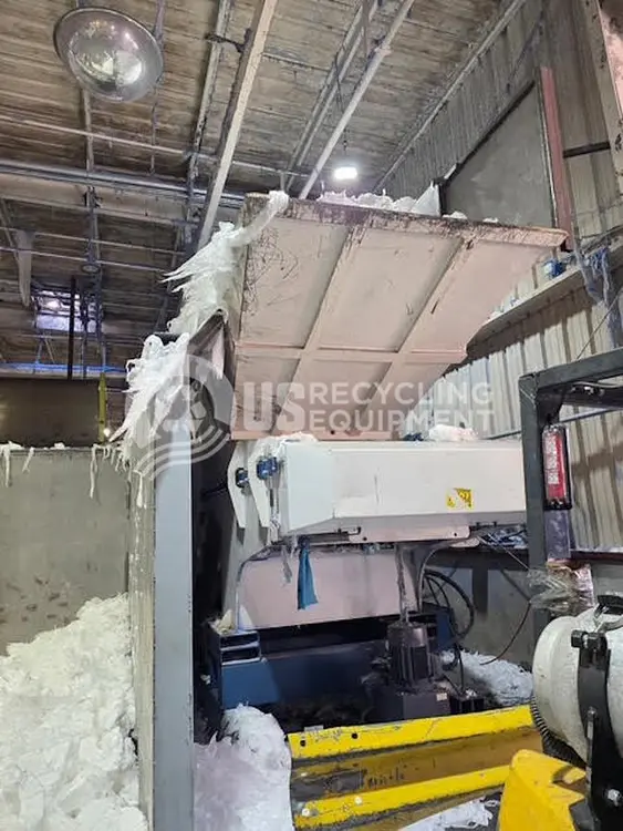 Used 2013 VECOPLAN TWO (2) VAZ 1600 M-FF FILM & FIBER SINGLE SHAFT Shredders GE | US Recycling Equipment #474774