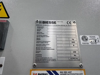Used 2019 BIESSE "WINNER W1" Woodworking Handling Equipment California US | MachineryMax #1468873