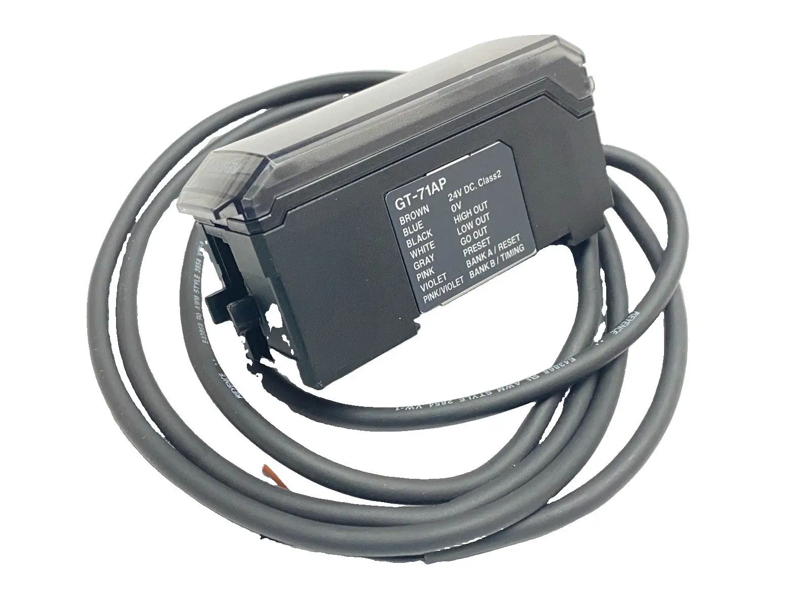 Used KEYENCE General Purpose Digital Contact Sensor Amplifier 48" Cord 24VDC Sensors Michigan US | Maverick Industrial Sales #1392396