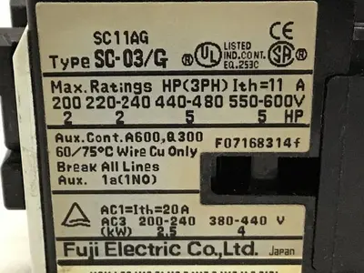 USED FUJI ELECTRIC SC-03/G SC11AG