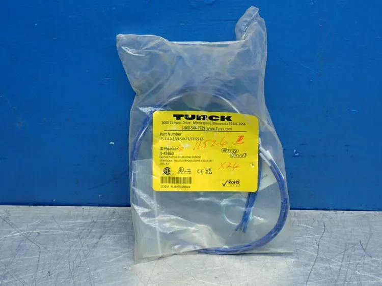 New | in-Stock TURCK FS4.40.5/14.5/NPT/CS12212 Disconnects Ohio US | HGR 24 #1064695