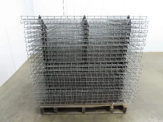 New Pallet Rack Wire Deck 42x52" Waterfall 3 Step Channel Racking 2500lb Mesh