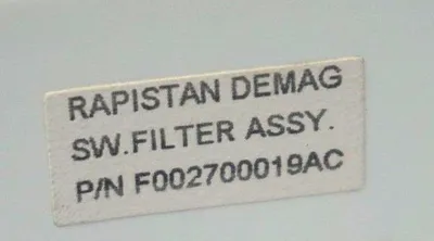 NEW RAPISTAN F002700019AC DEMAG SW FILTER ASSEMBLY