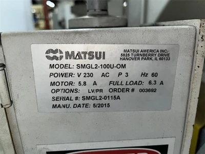 USED MATSUI SMGL2-100U