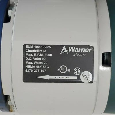 USED Warner Electric EUM 100-1020W