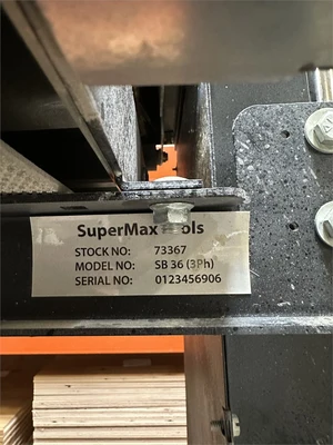 Used SUPERMAX SB-36 Denibbing Sanders California US | MachineryMax #1320489