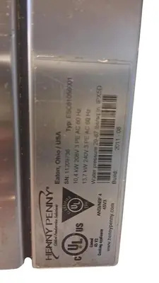 USED HENNY PENNY ESC610590-01-B