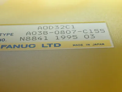 Used FANUC A03B0807C001 PLC Chassis Ohio US | HGR 24 #911382