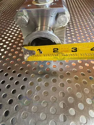 Used A&N CORPORATION STAINLESS STEEL BALL VALVE W/ KF40 VACUUM FITTING Valves/Fittings California US | Equipment Lab #1340311
