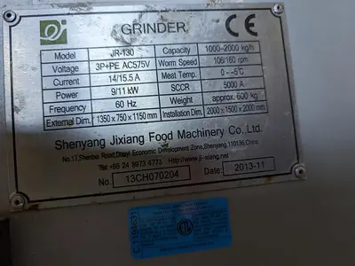 USED 2013 JIXIANG FOOD MACHINERY JR-130