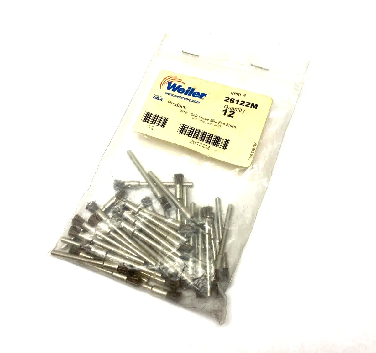 New | in-Stock Weiler 26122 Mandrel Mounted Brushes Michigan US | Maverick Industrial Sales #1396139