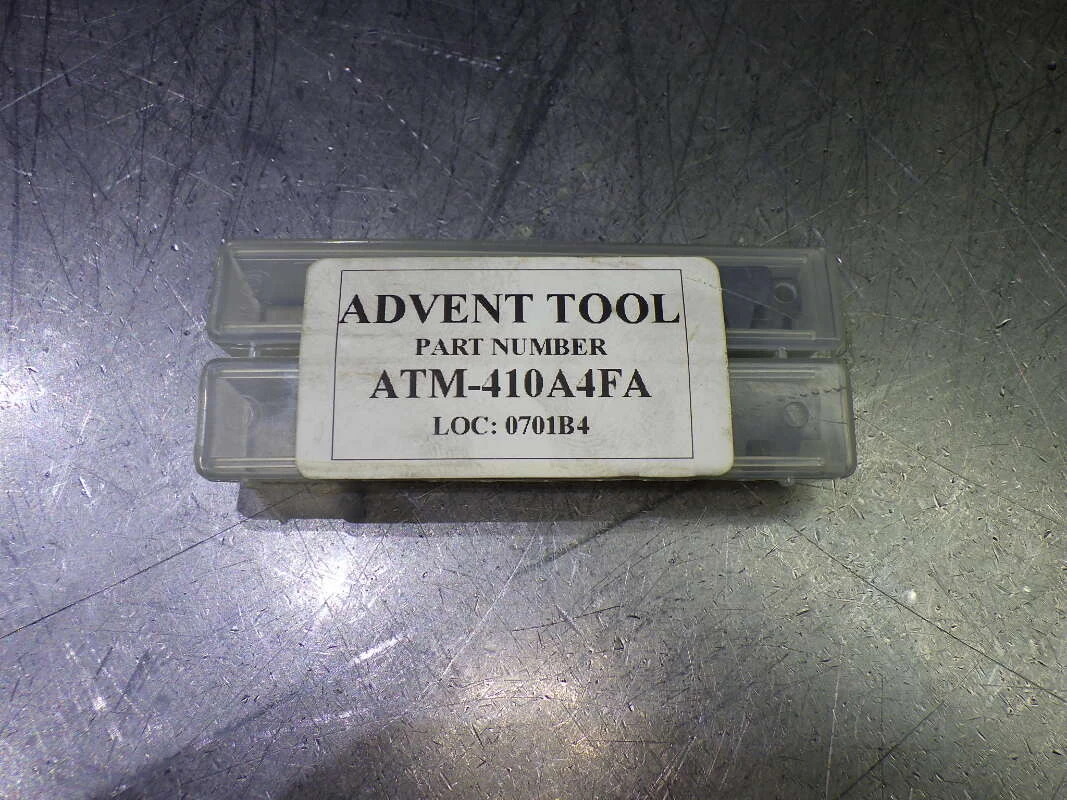 Advent Tool Carbide Thread Mill Inserts QTY6 ATM-410A4FA (LOC796)