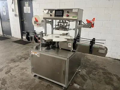 Rotary Bucket Foil Lid Sealer