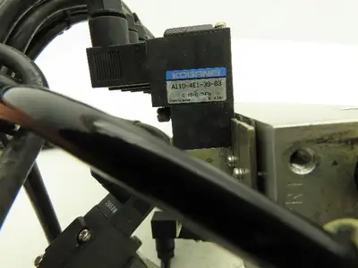 Koganei Pneumatic Solenoid Valve 10-Station W/Single Supply Manifold 24V