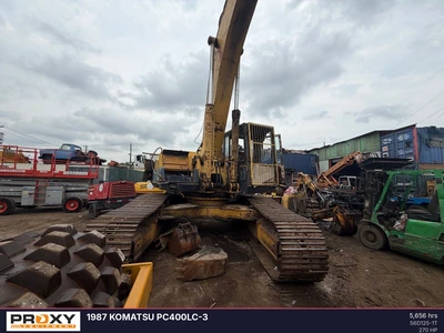 Used 1987 KOMATSU PC400LC-3 Crawler Excavators New Jersey US | Proxy Equipment #1424178