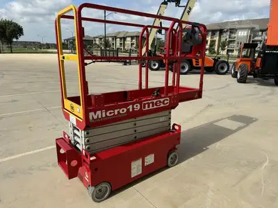 New | in-Stock 2026 MEC MICRO 19 Scissor Lifters Texas US | Adcock Equipment USA #1519579