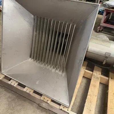 Kek Stainless Steel Rotary Brush Sieve - 180mm Dia x 500mm Face