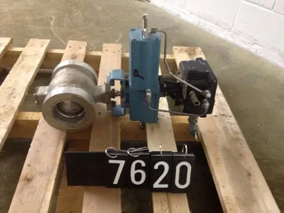 Neles Jamesbury  4"-150 V-Ball Control Valve