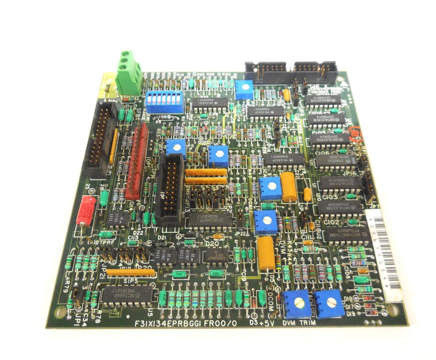 USED GENERAL ELECTRIC F3IXI34EPRBGGI FR00/0 PC BOARD F3IXI34EPRBGGI