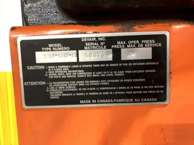 USED DEVAIR #7ASV-5052-42