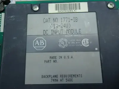 Used ALLEN BRADLEY 1771IB PLC Input & Output Ohio US | HGR 24 #879781