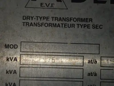Used DELTA EVI CETC0075-S001534 Transformers British Columbia CA | Lenmark #409050