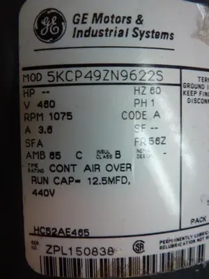 USED GENERAL ELECTRIC / GE 5KCP49ZN9622S