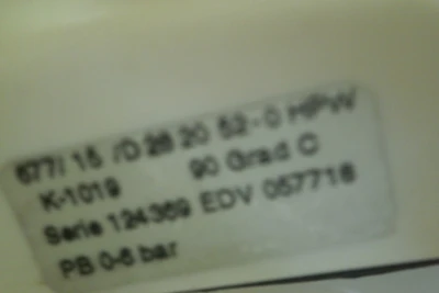 USED GEMU 677 /16 D28 20 52-0 HPW