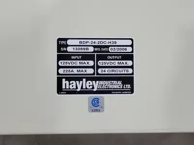 USED HAYLEY BDP-24-2DC-H39