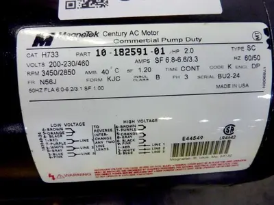 USED AO SMITH H733 PUMP