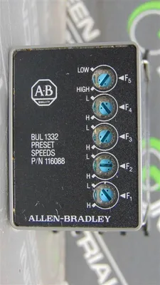 Allen Bradley 116088 Motor Speed Control Module with Base Used