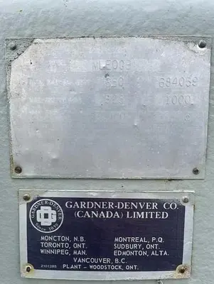 USED GARDNER DENVER MLE-2