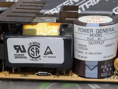 Power General FLU3-40-1 Power Supply Module +5/+12/-12VDC Output Used