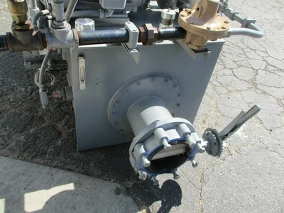 Continental Hydraulic #PVR50-42A15, hydraulic pumps, (2) 10 HP pumps, (1) 5 HP pump, controls, valves & heat exchanger