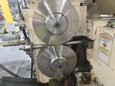 National Machinery .420" Double Stroke Roller Header; Cutoff Diameter: .420", PPM: 200, Max Cutoff